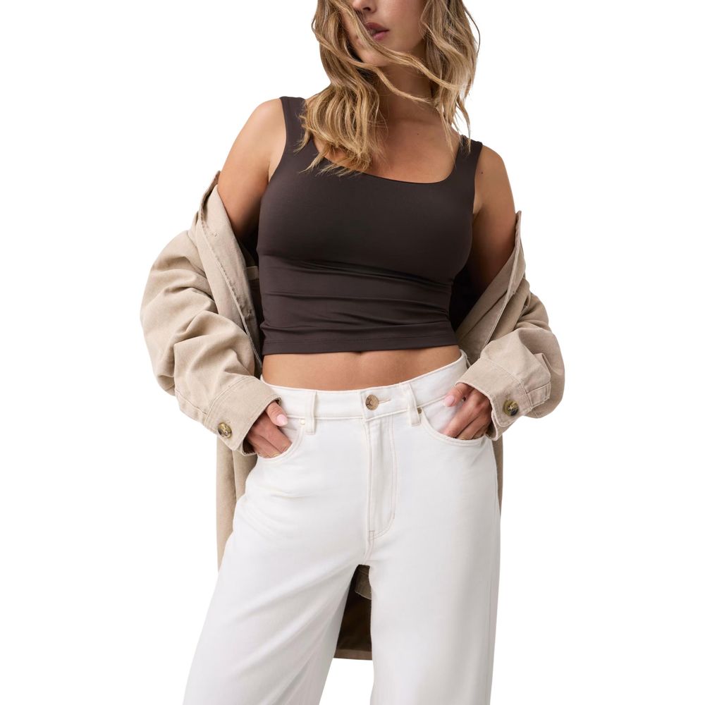 White Cotton Casual Pants