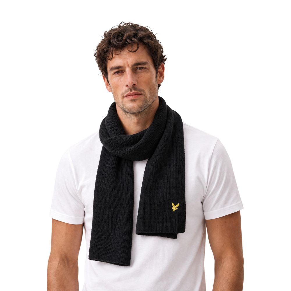 Black Viscose Scarf