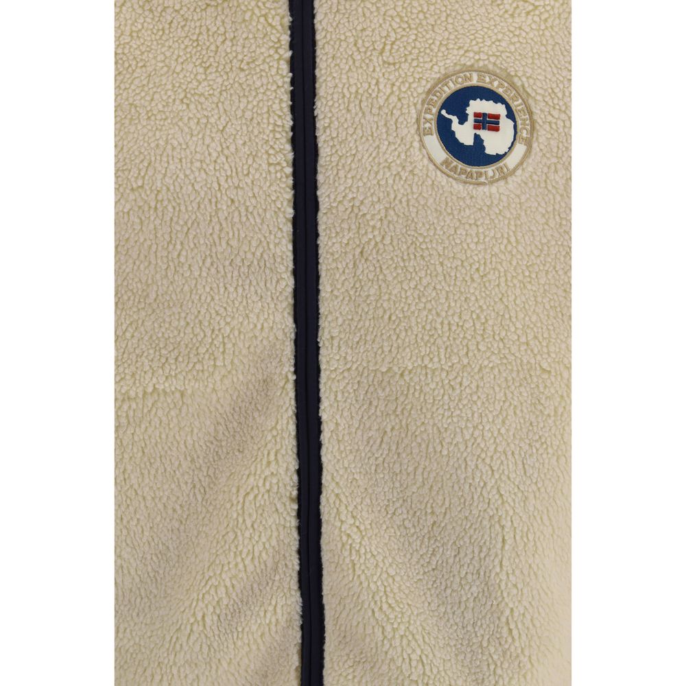 White Polyester Sweatshirt