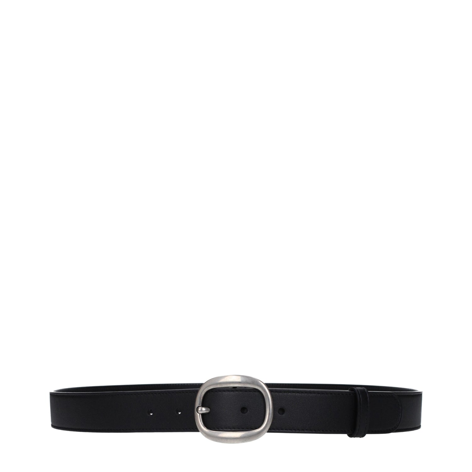 Black Leather Regular Belt