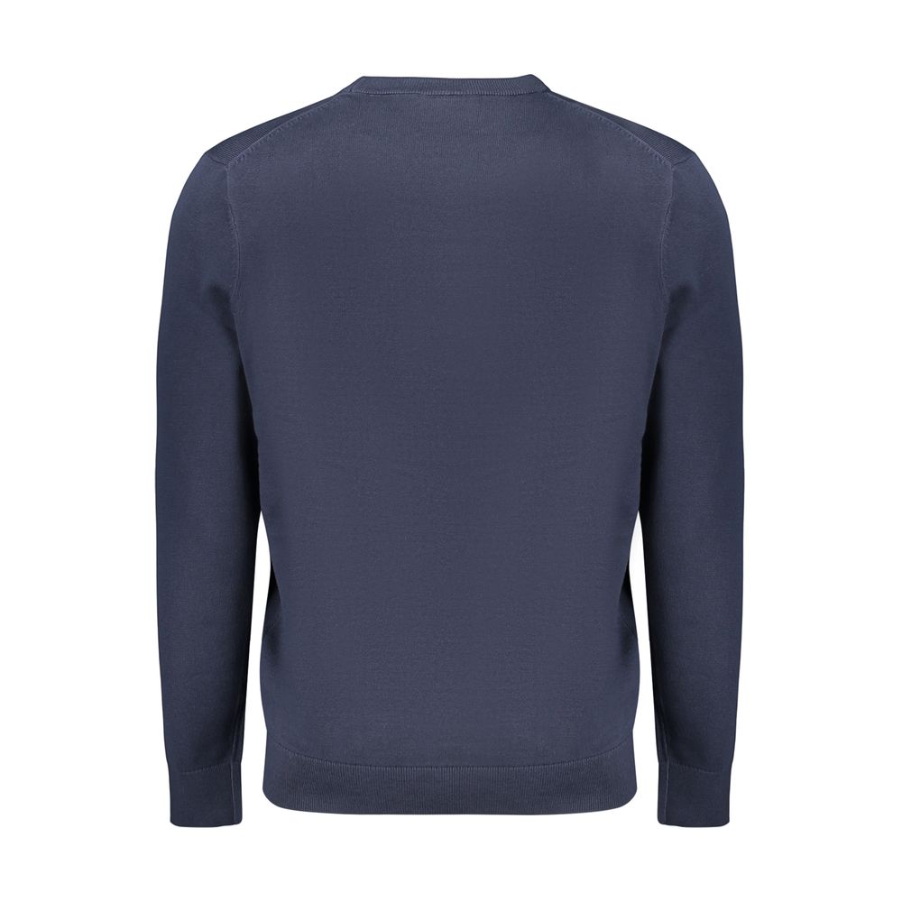 Blue Cotton Men's Top