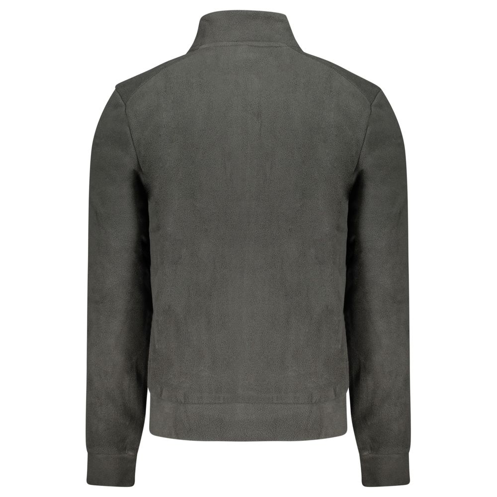 Black Polyester Mens Sweatshirt