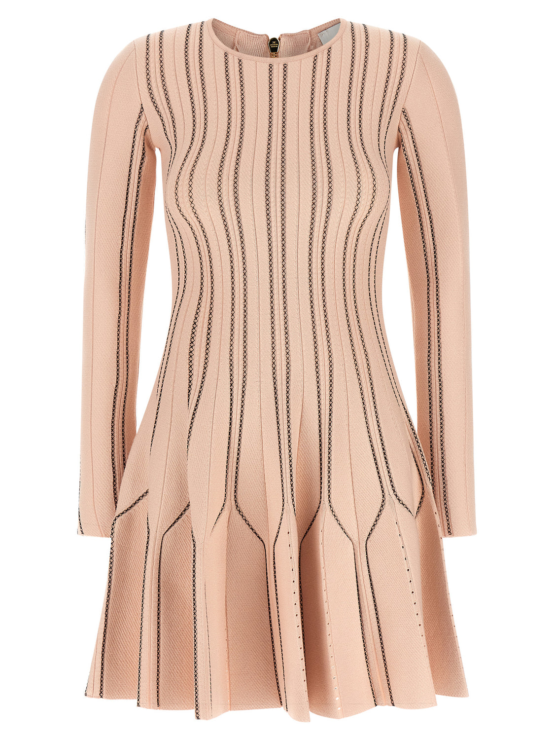 Multicolor Viscose Short Dress