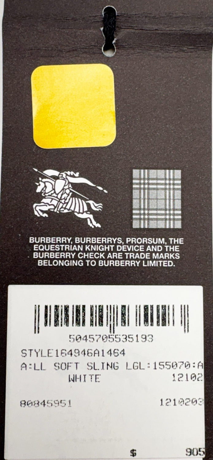 Burberry Large Leather Soft Sling Bag Crossbody