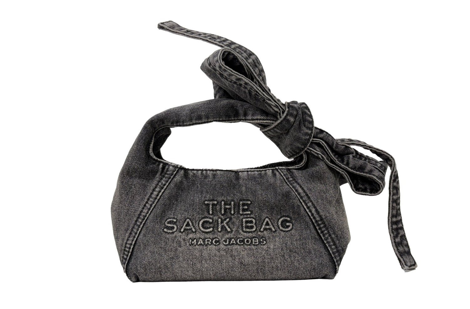 Marc Jacobs The Bow Denim Sack Bag Purse