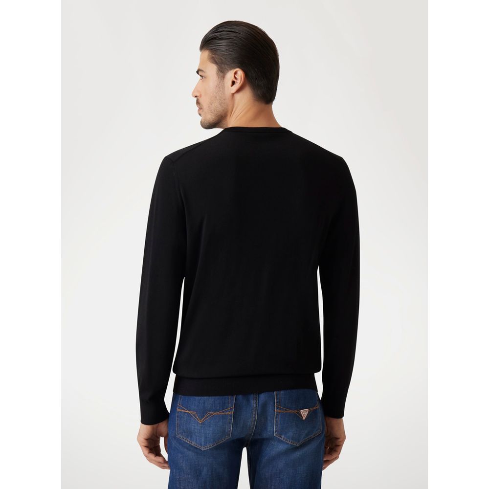 Black Viscose Sweatshirt