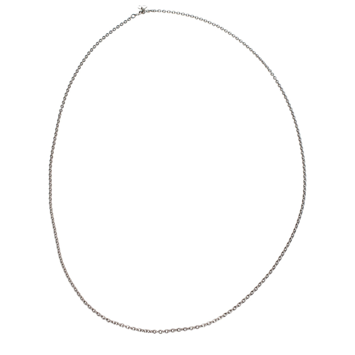 Gray Brass Necklace