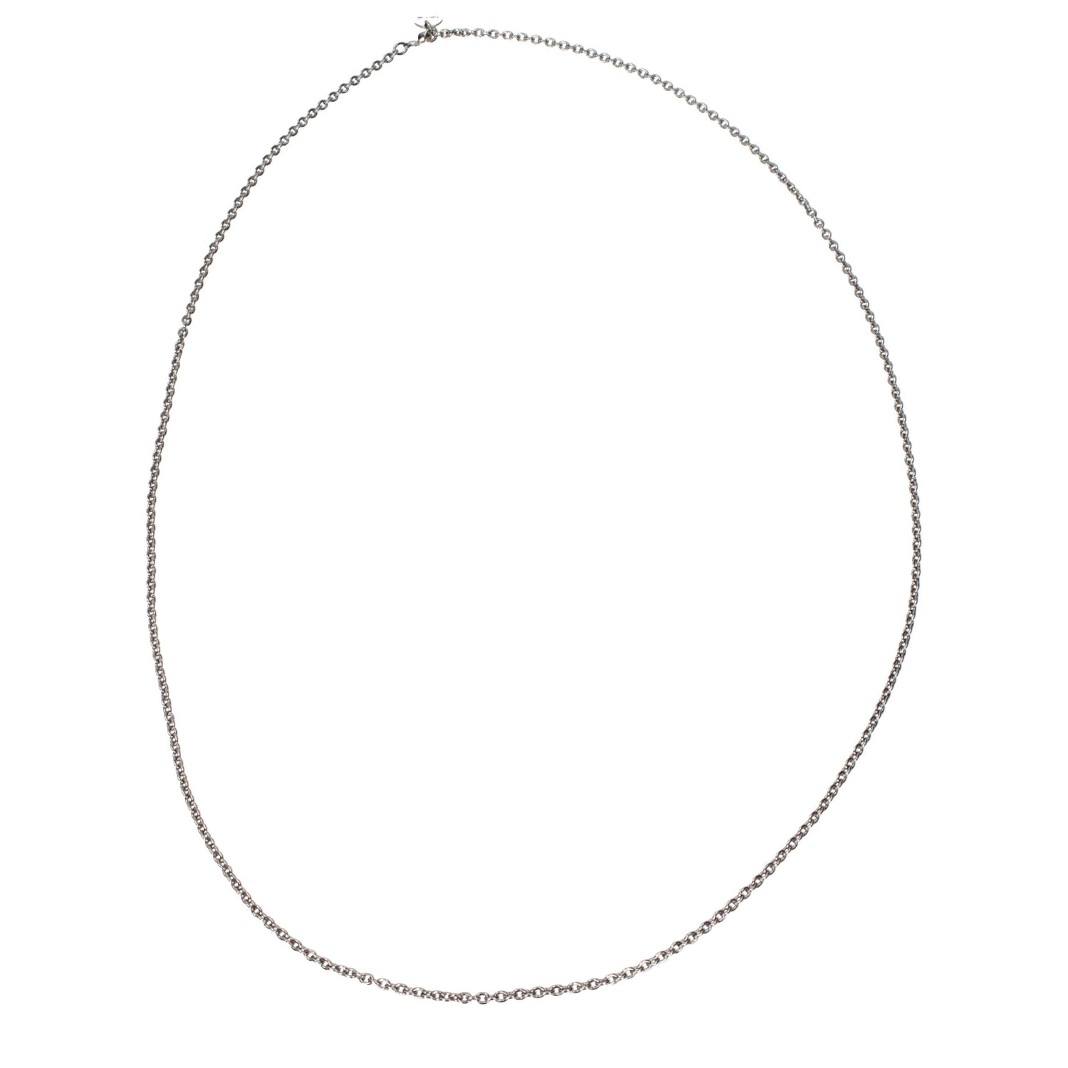 Gray Brass Necklace