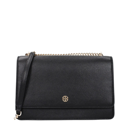 Black Leather Crossbody Bag