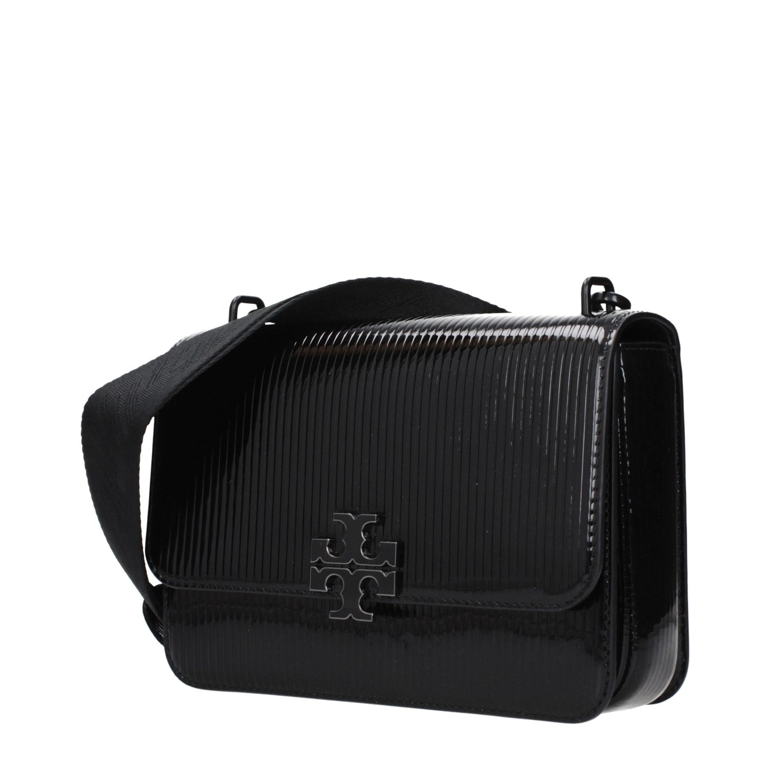 Black Leather Crossbody Bag