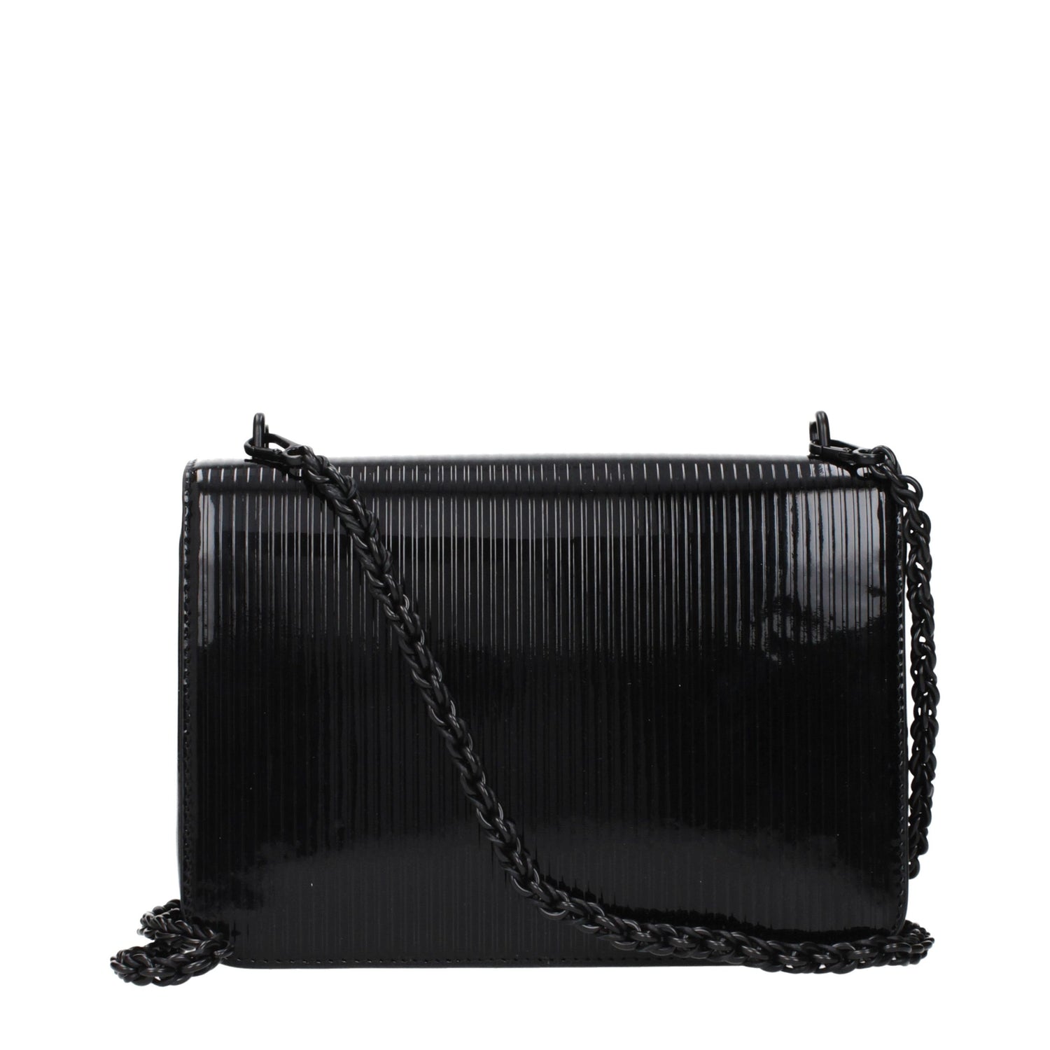 Black Leather Crossbody Bag