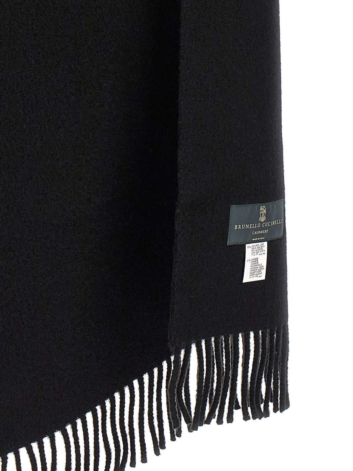 Black Wool Scarf
