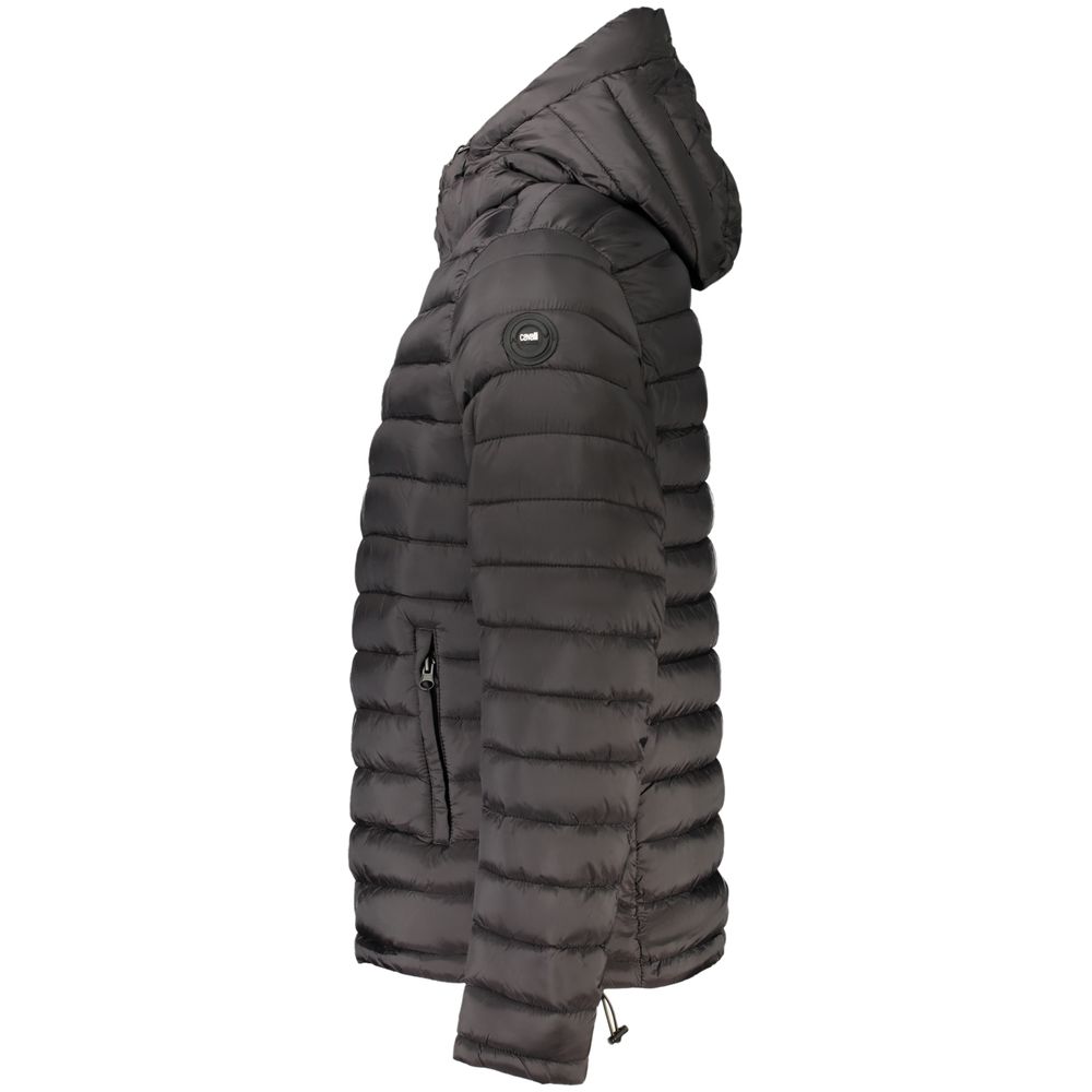 Black Polyamide Men's Jacket