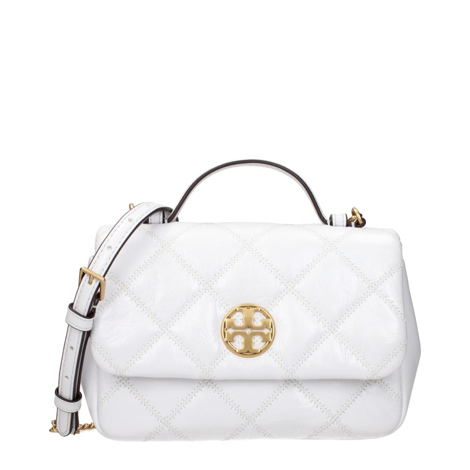 White Leather Handbag