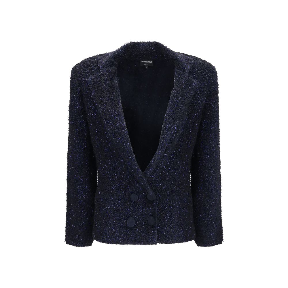 Blue Polyamide Blazer
