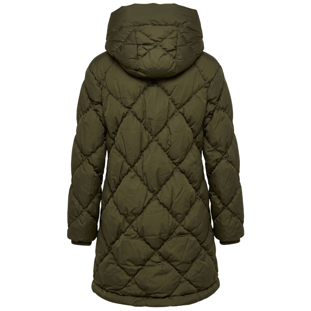 Green Polyester Women Jacket