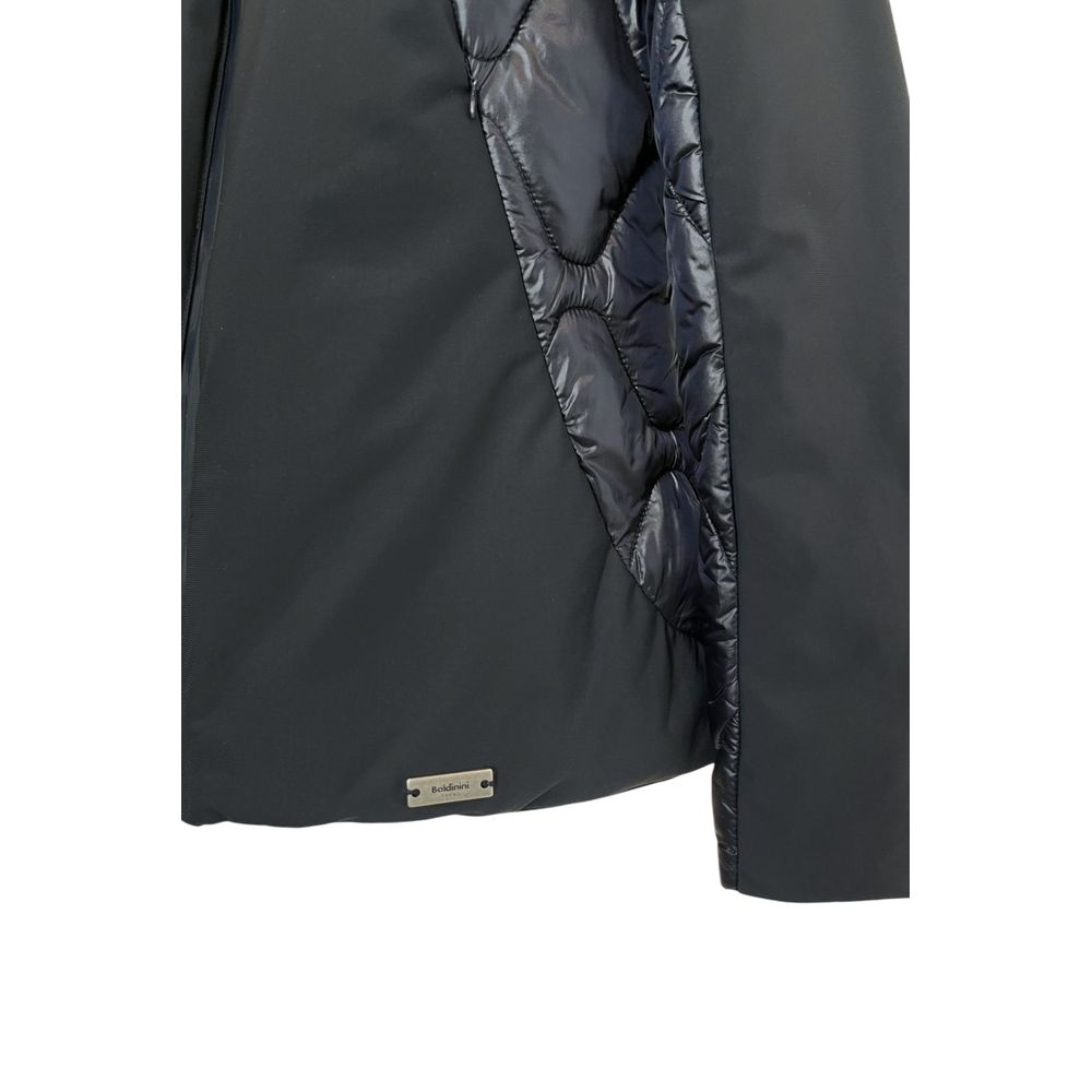 Blue Nylon Women Jacket