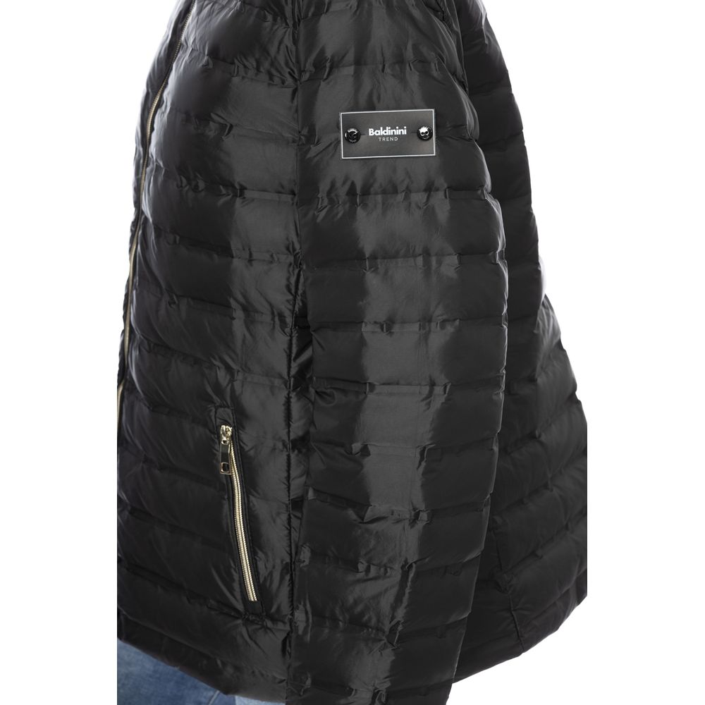 Black PU Women Jacket