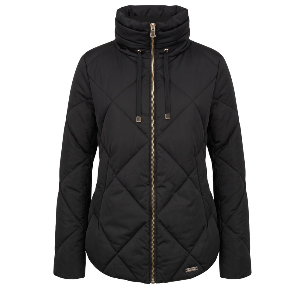 Black Polyester Women's Jacket
