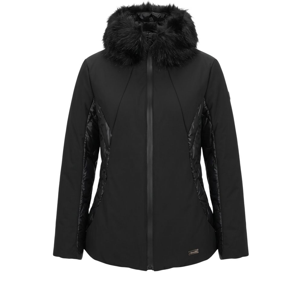 Black Nylon Women Jacket