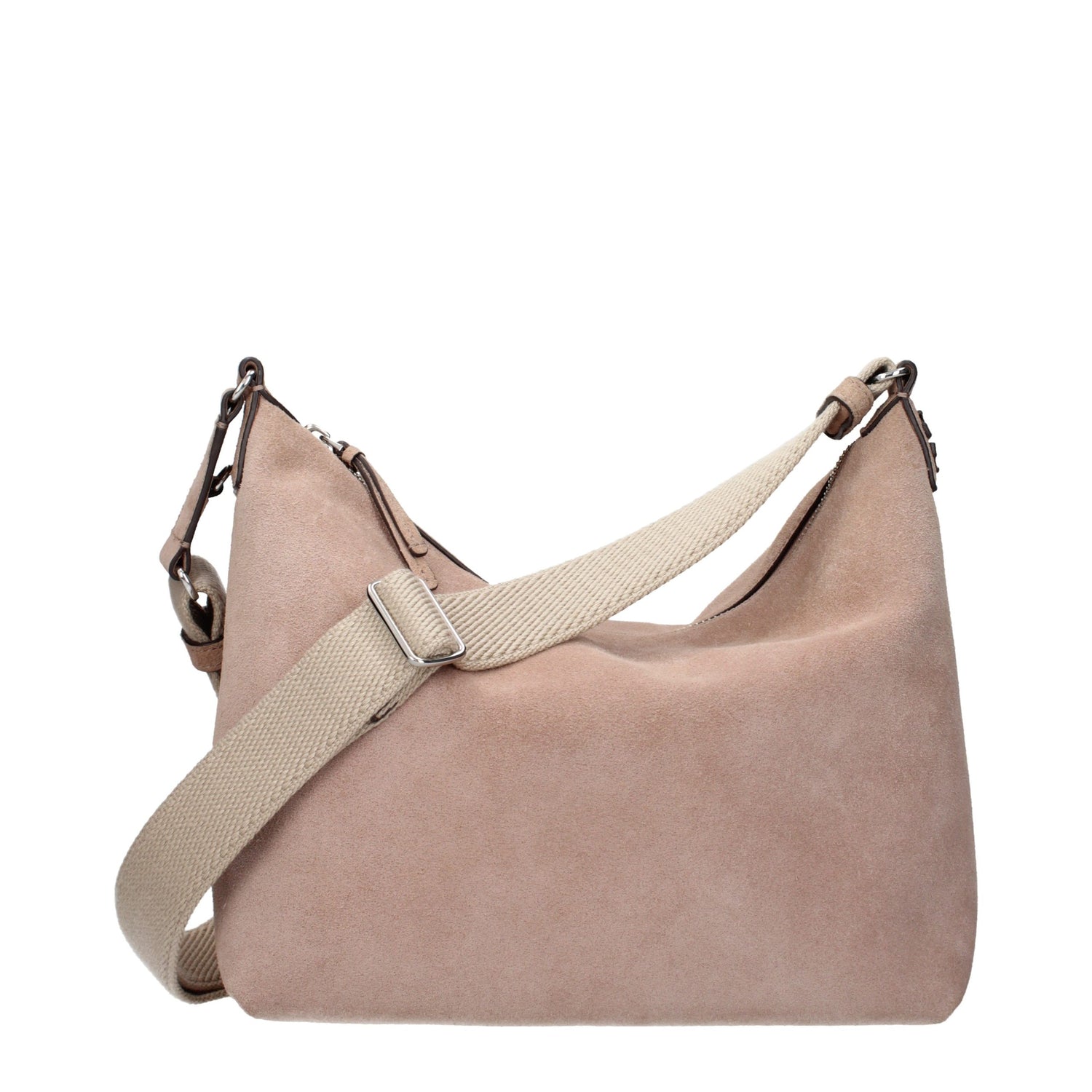 Pink Leather Crossbody Bag