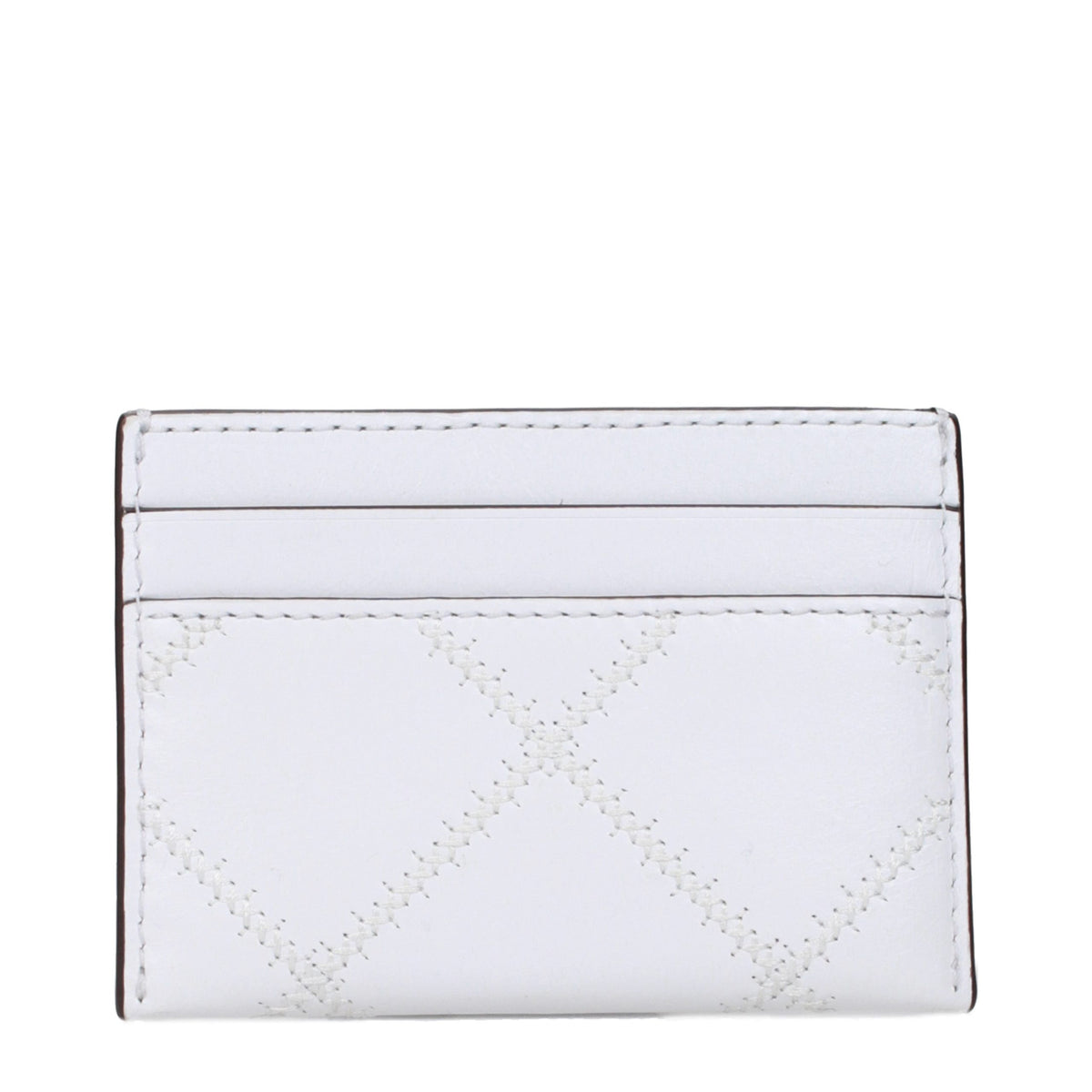 White Leather Cardholder
