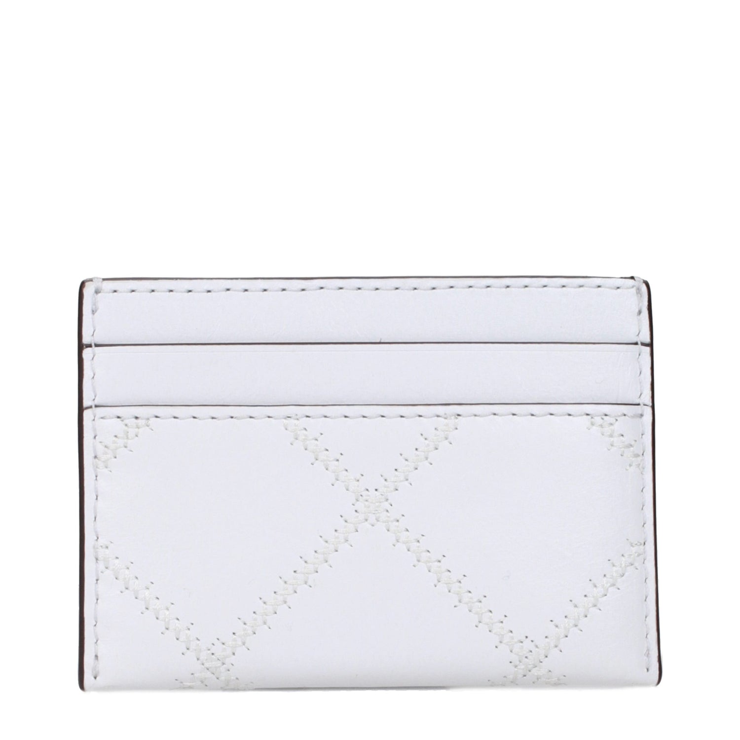 White Leather Cardholder