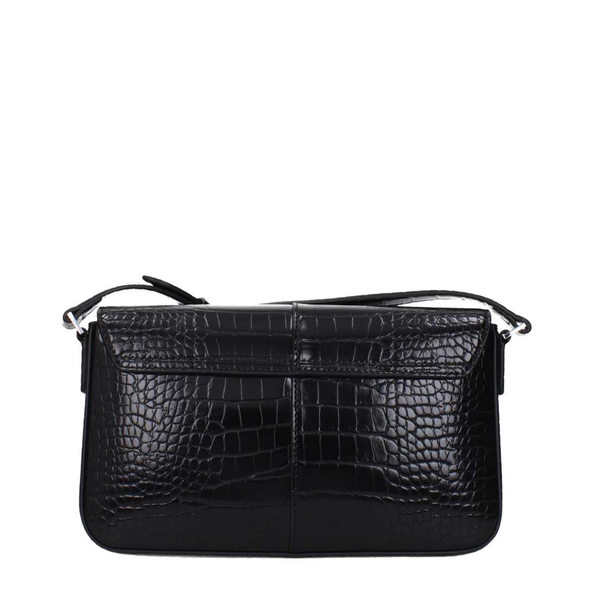 Black Polyethylene Shoulder Bag