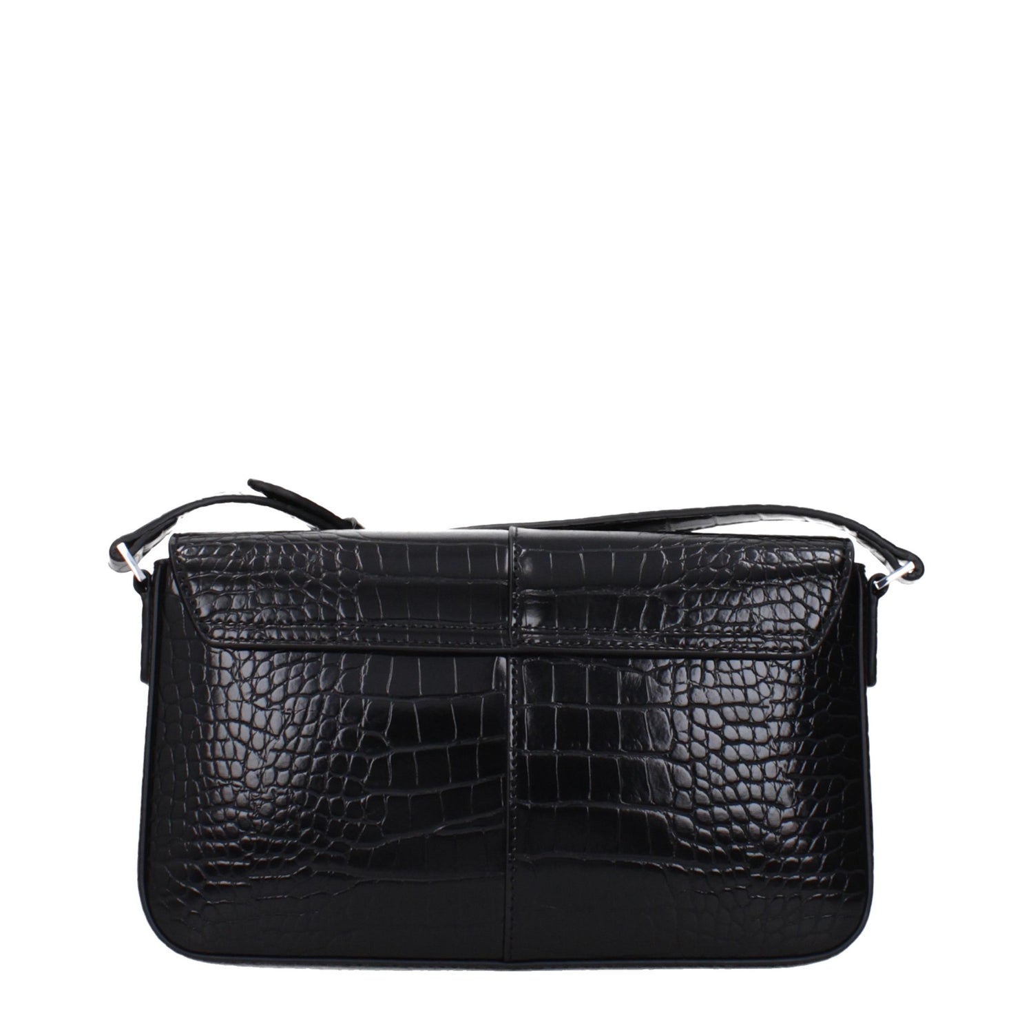 Black Polyethylene Shoulder Bag