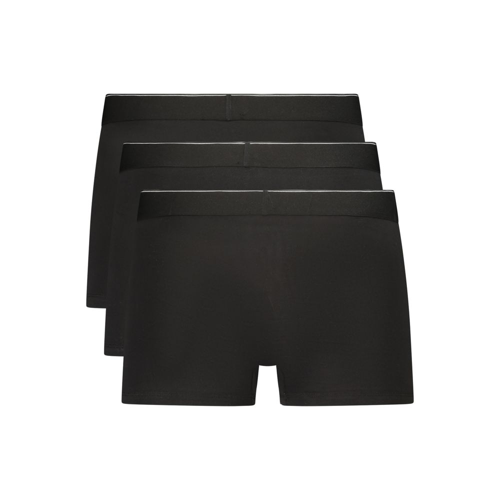 Black Cotton Men's Boxer
