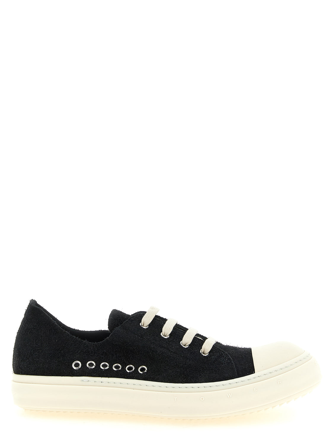 Black Calfskin Low Top Sneakers