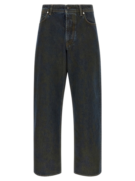 Blue Cotton Jeans Denim