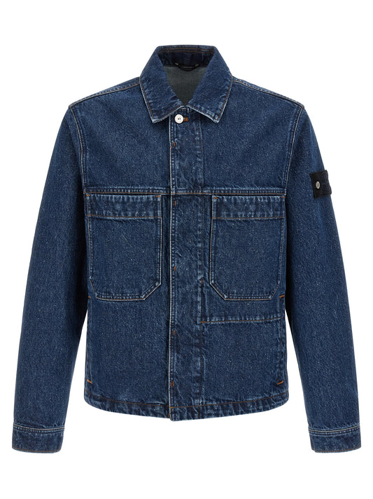Blue Cotton Denim Jacket