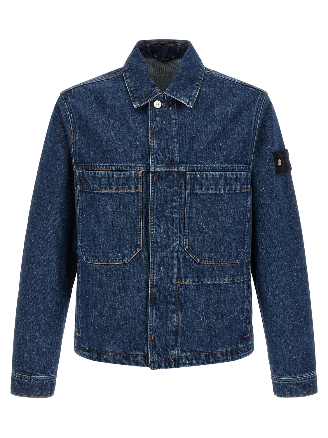 Blue Cotton Denim Jacket
