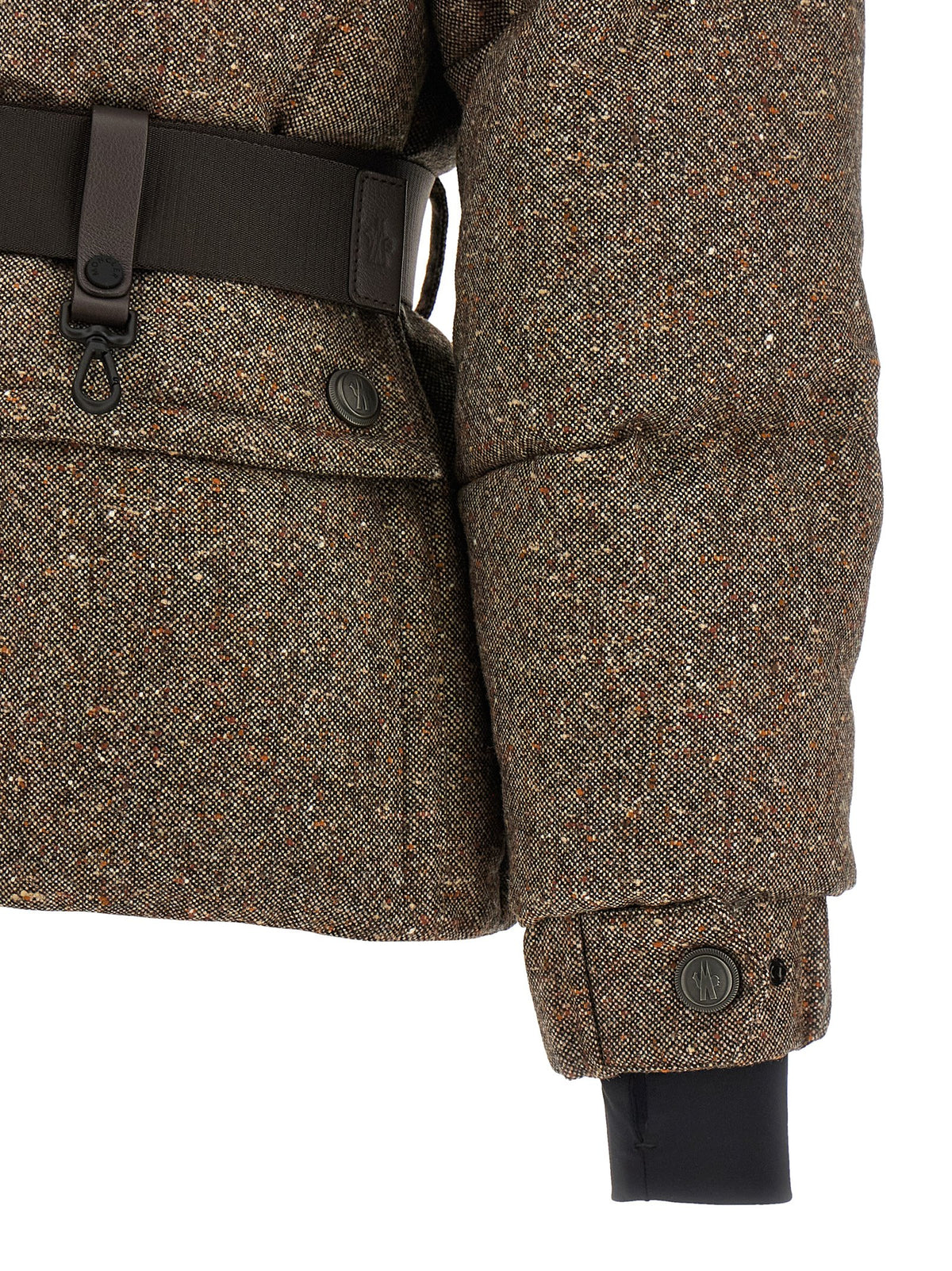 Brown Leather Full-Length Jacket