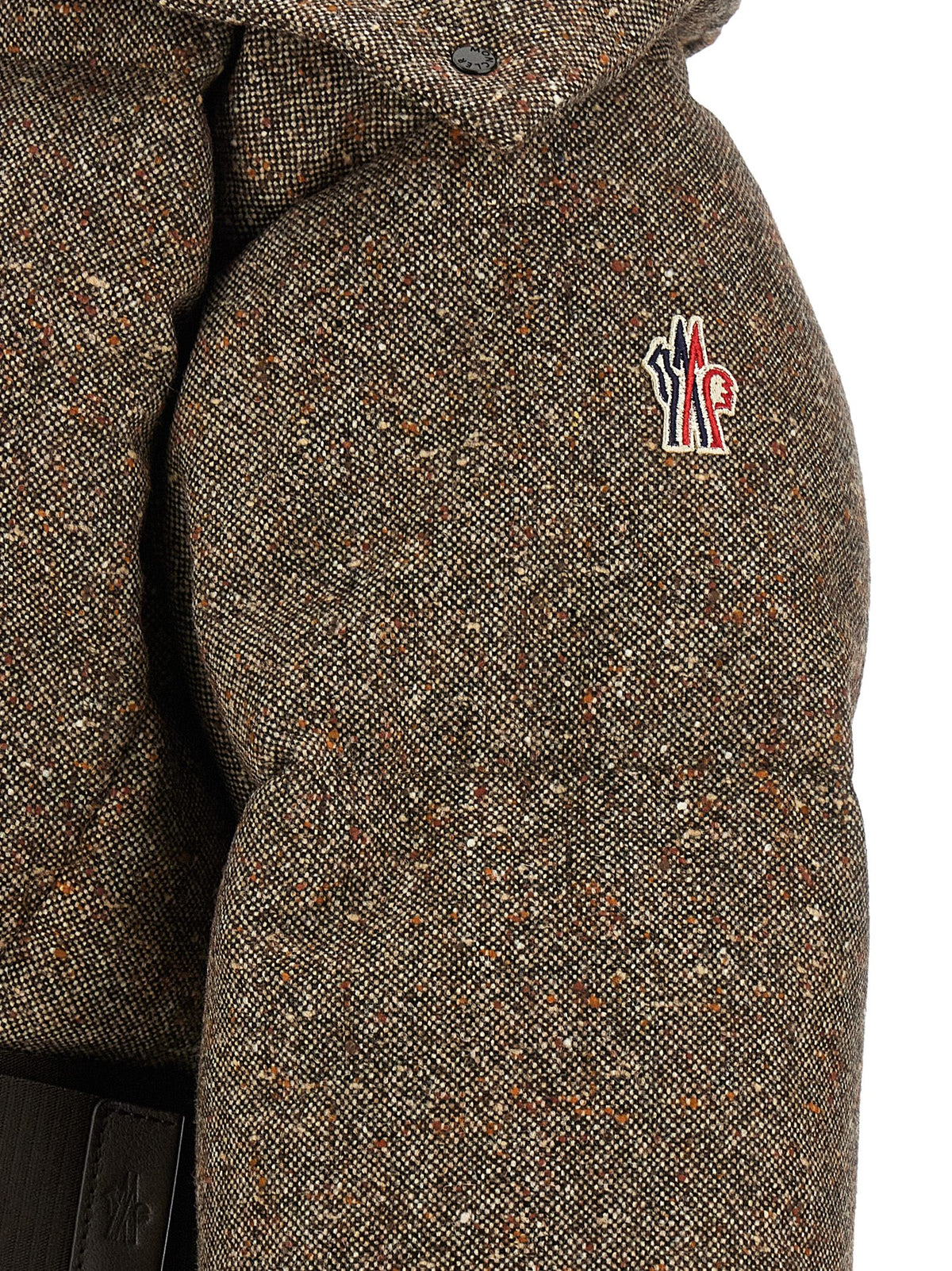 Brown Leather Full-Length Jacket