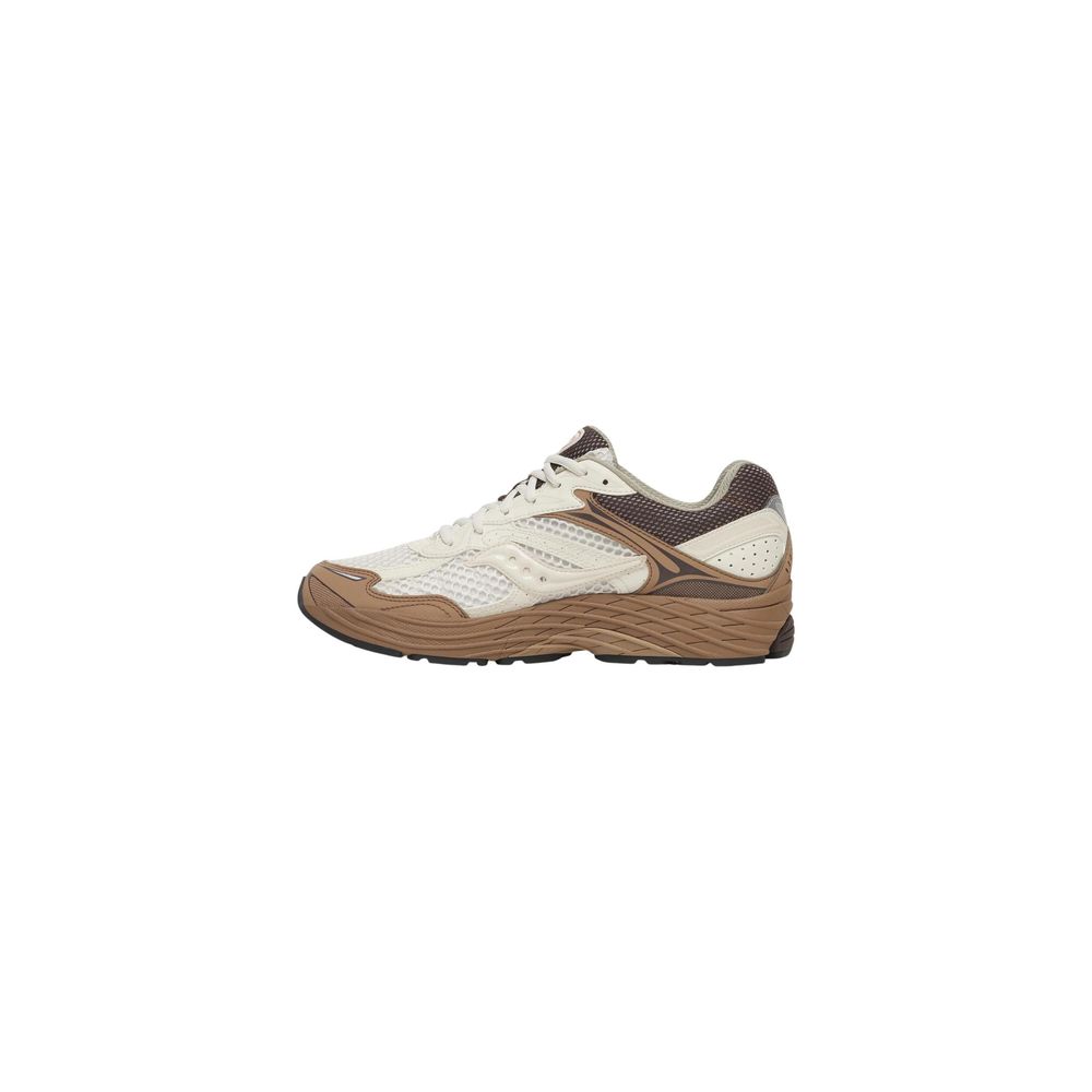 Beige Synthetic Athletic Sneakers