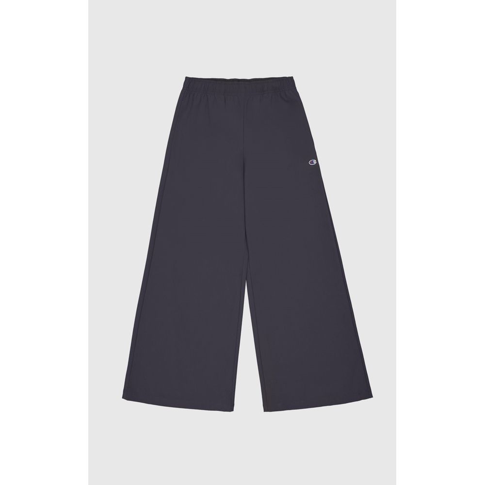 Black Polyamide Casual Pants