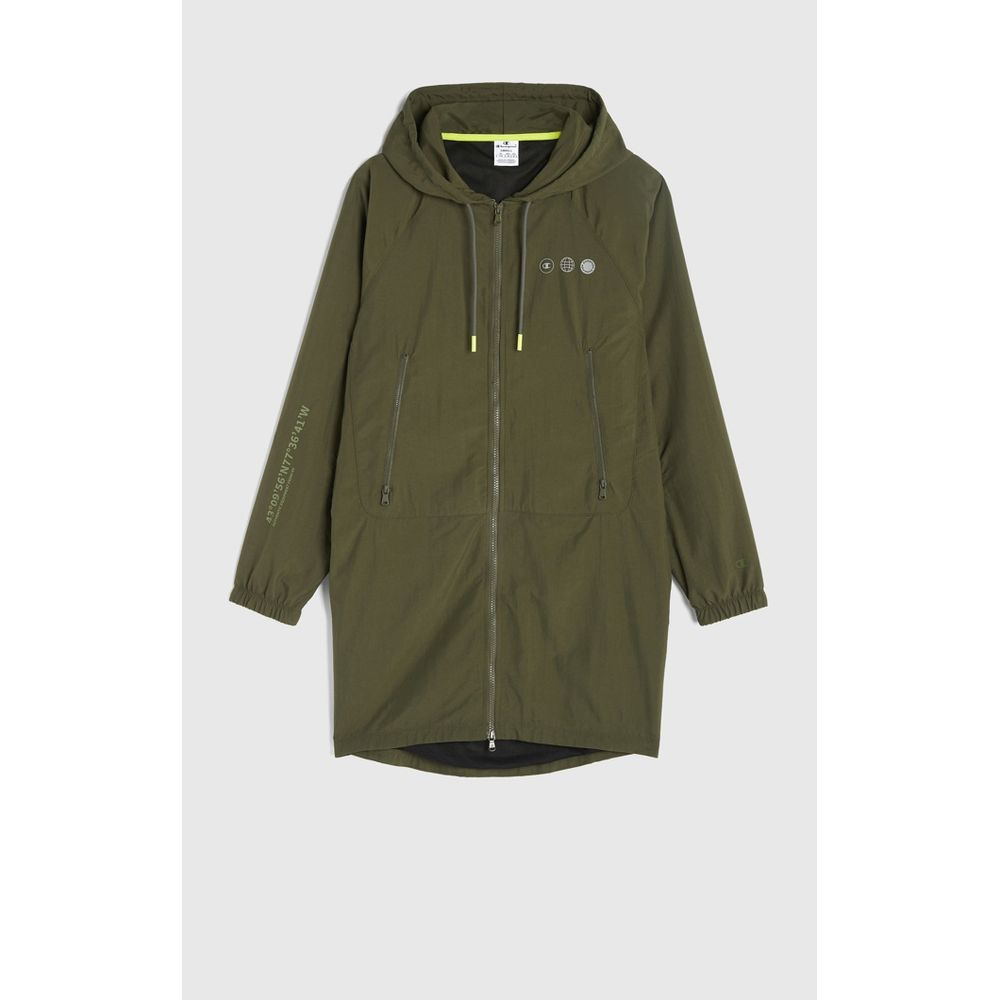 Green Polyamide Shell Jacket