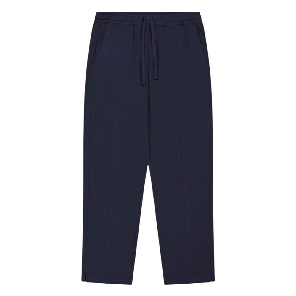 Navy Blue Cotton Athletic Pants