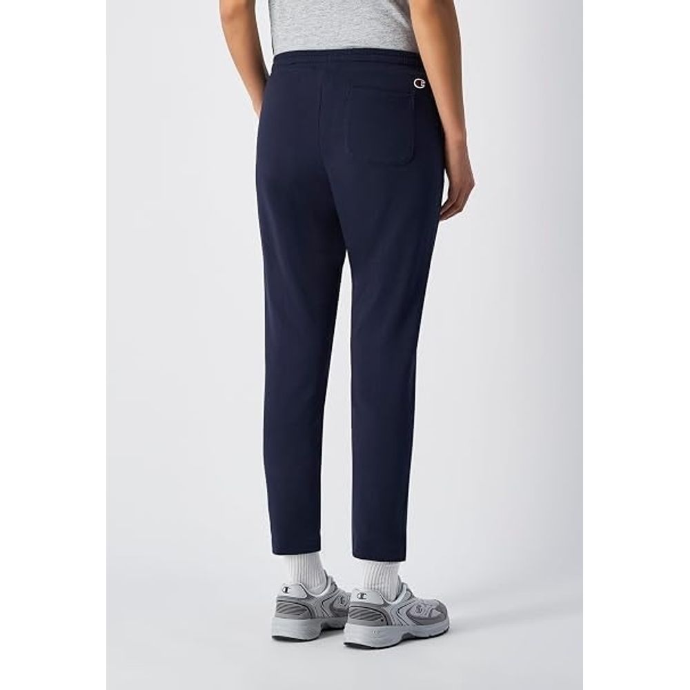 Navy Blue Cotton Athletic Pants
