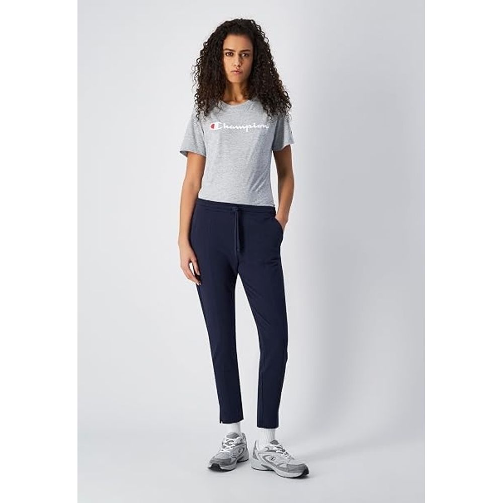 Navy Blue Cotton Athletic Pants