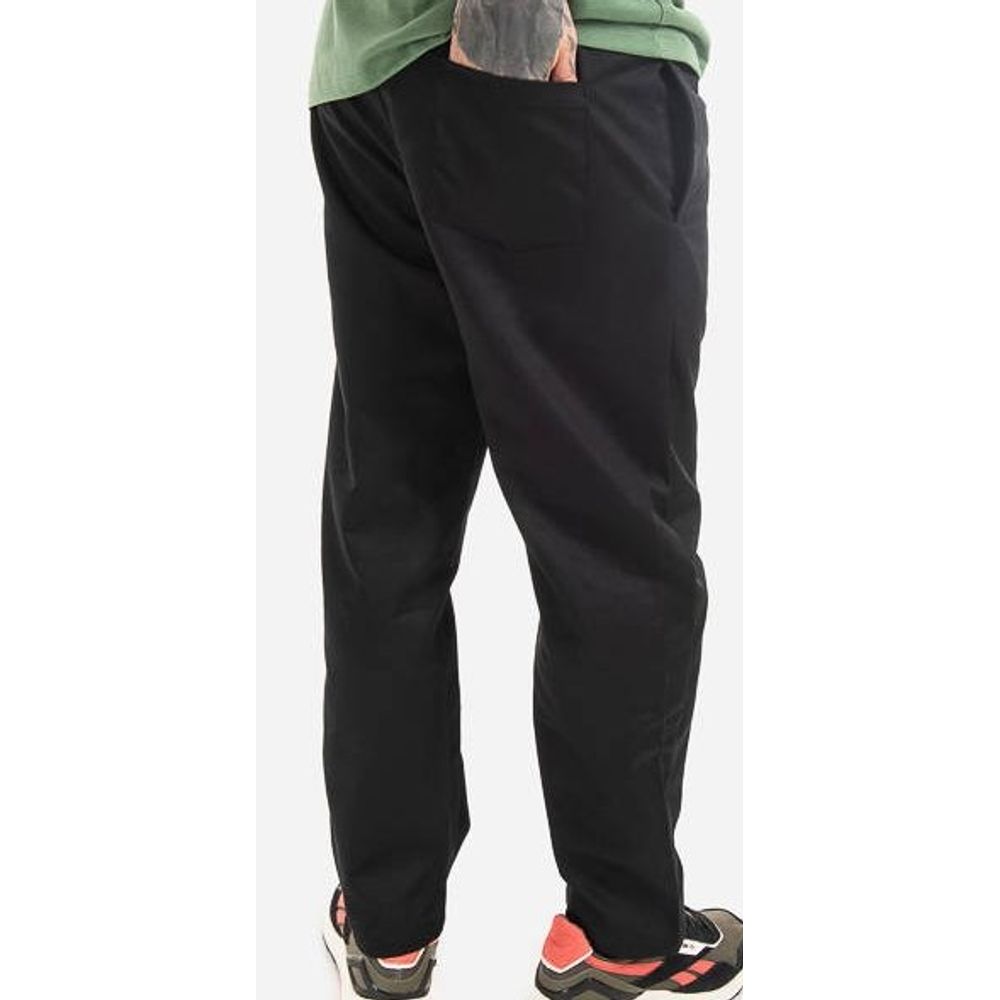 Black Polyester Joggers (Workout Pants)