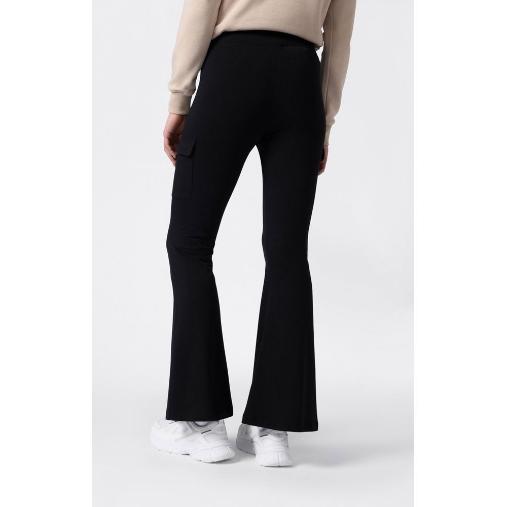 Navy Blue Cotton Athletic Pants