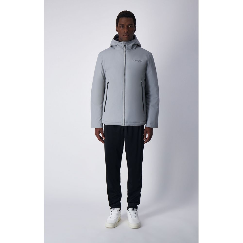 Gray Polyamide Parka