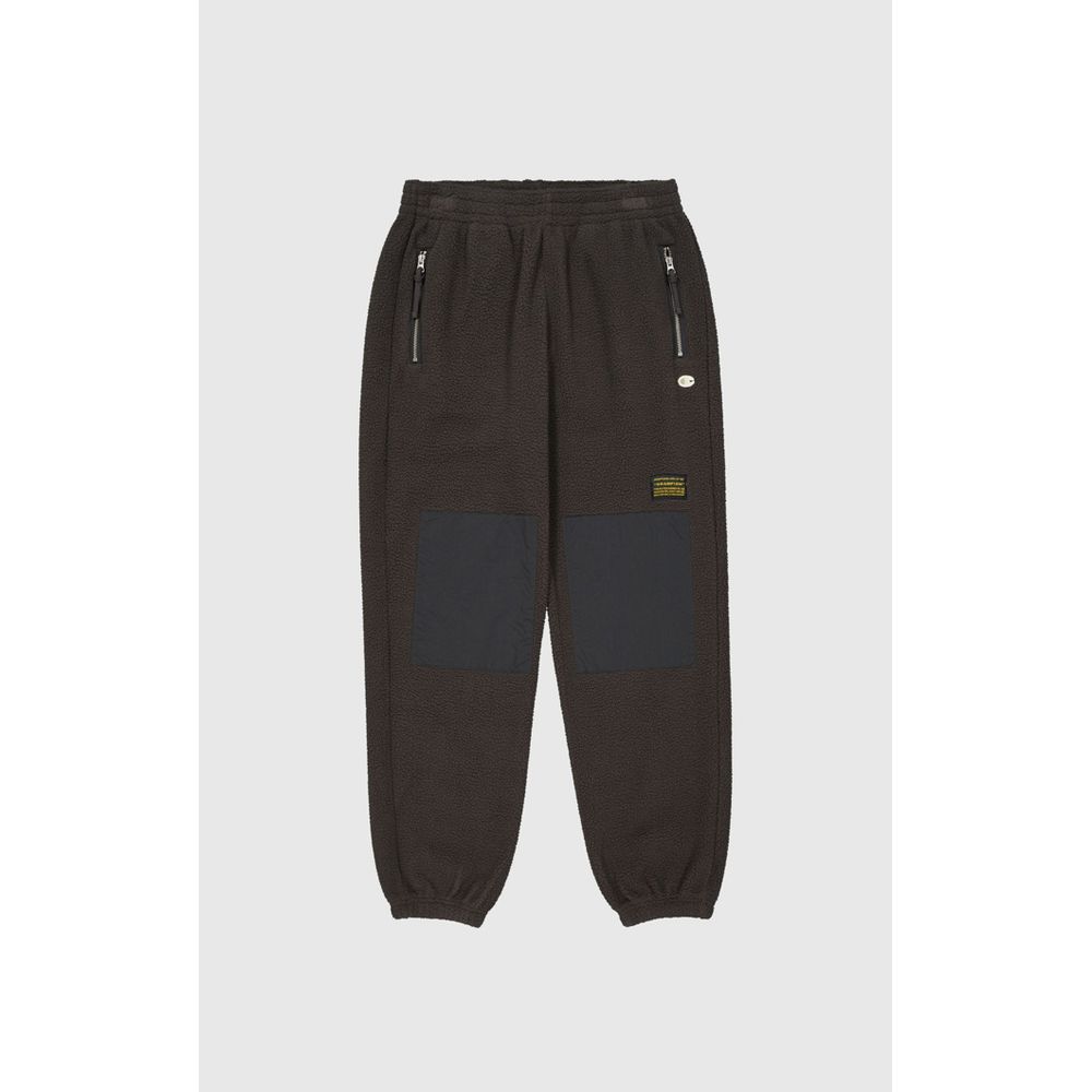 Black Polyester Joggers (Workout Pants)
