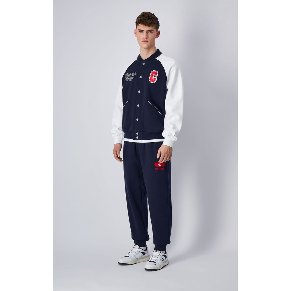 Navy Blue Cotton Joggers (Workout Pants)