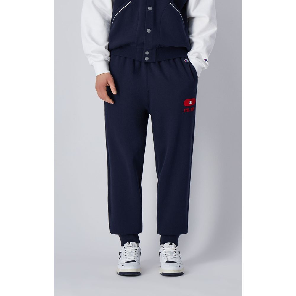 Navy Blue Cotton Joggers (Workout Pants)
