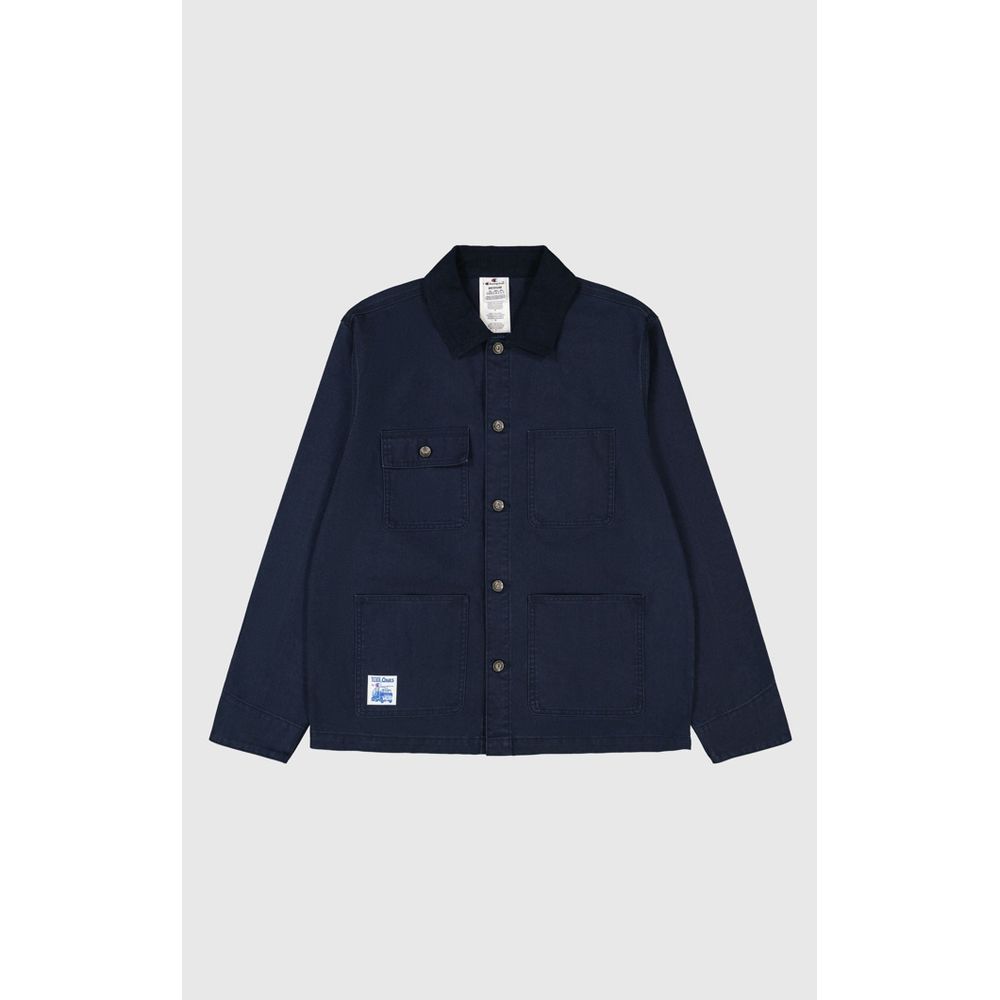 Navy Blue Cotton Bomber