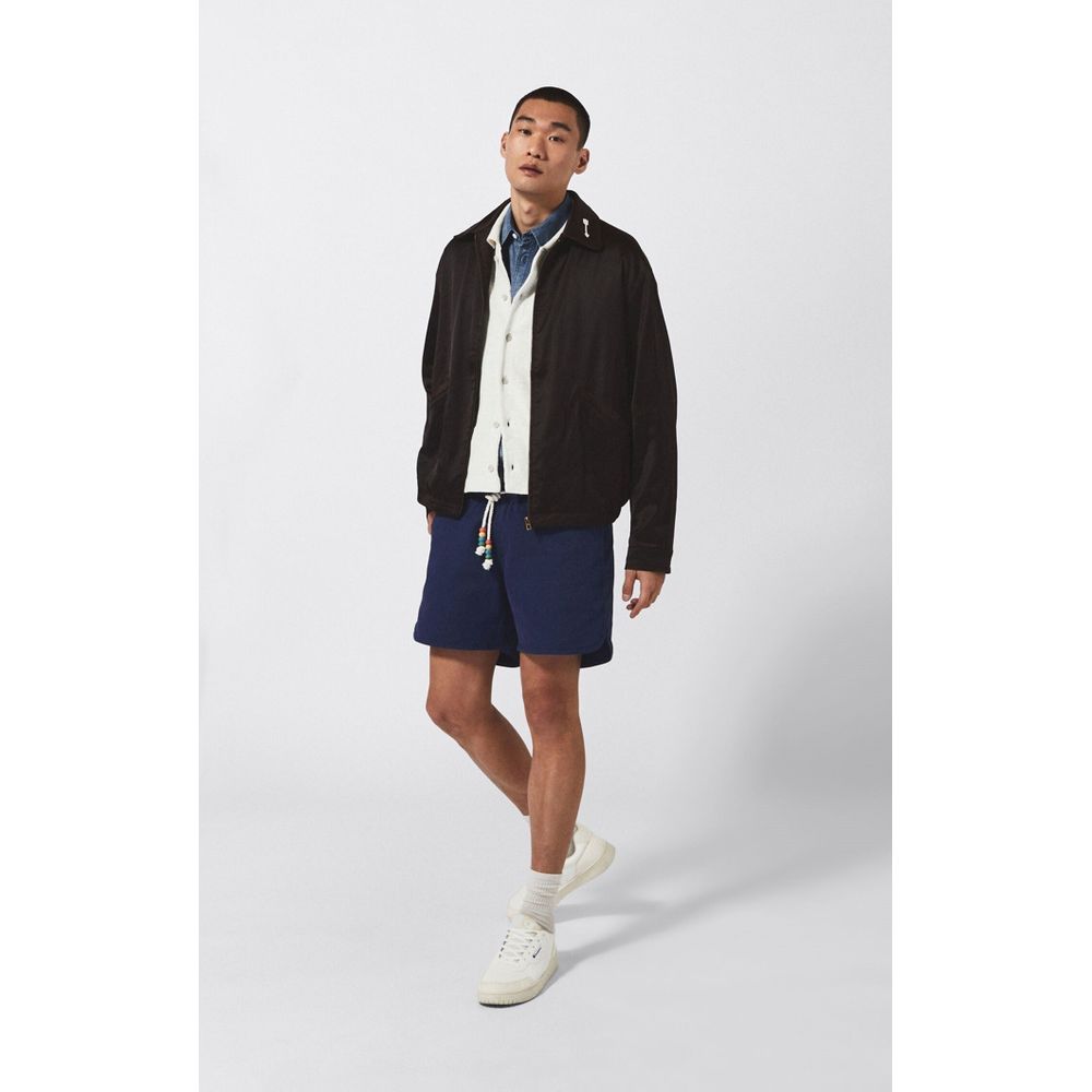 Beige Polyester Bomber